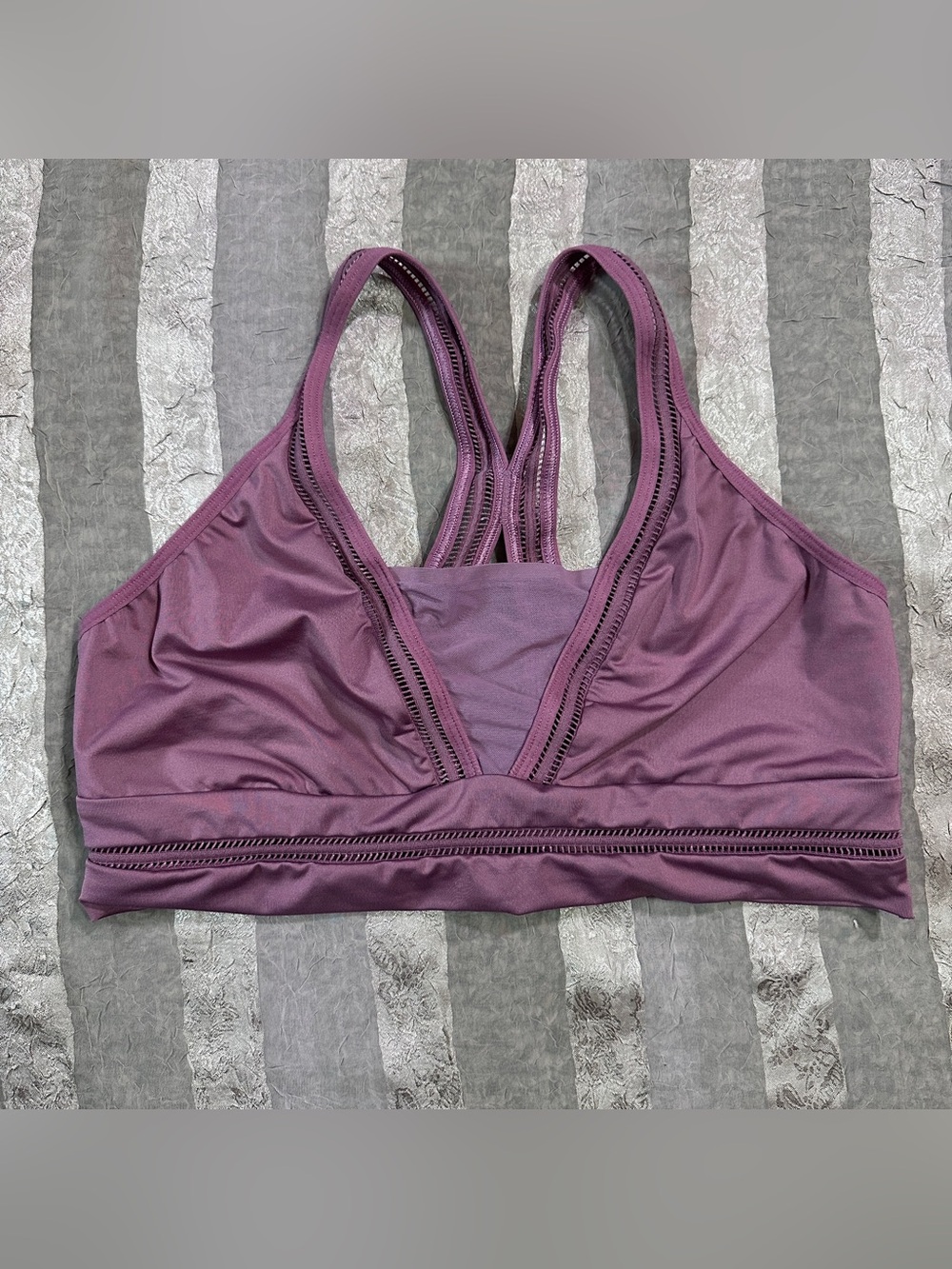 Victoria’s Secret Purple Sport Bra Gym Activewear Workout